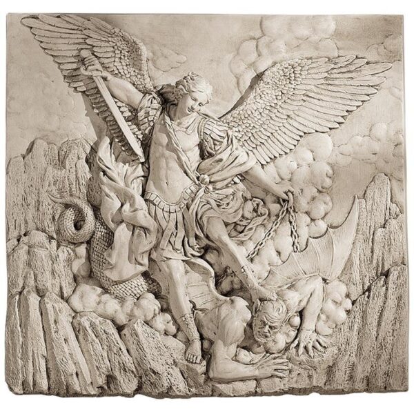 Design Toscano NG33581 22 Inch St Michael the Archangel Frieze