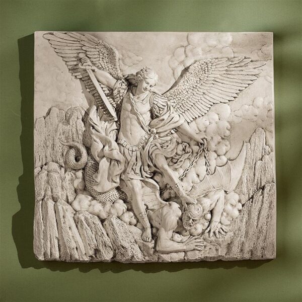 Design Toscano NG33581 22 Inch St Michael the Archangel Frieze