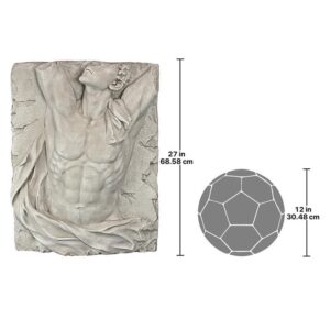 Design Toscano NG34254 21 Inch Torso of Adonis Frieze