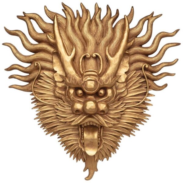 Design Toscano NG34875 19 Inch Tibetan Dragon Mask