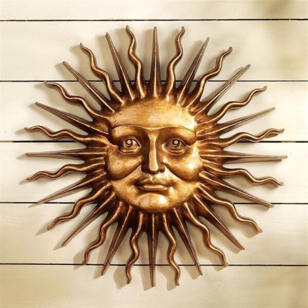 Design Toscano NG34918 25 Inch Sloane Square Sun Plaque