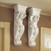 Design Toscano NG930595 8 1/2 Inch Telamon Caryatid Wall Sculptures Set of Two