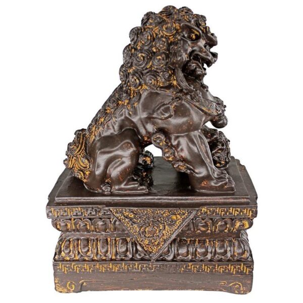 Design Toscano NY13668011 4 1/2 Inch Chinese Guardian Female Foo Dog