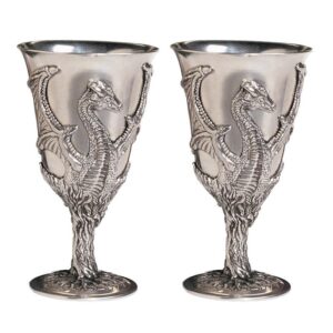 Design Toscano PA1001 4 Inch Dragon Pewter Goblet