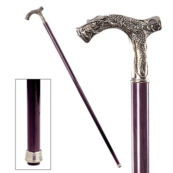 Design Toscano PA6050 Padrone 1 Inch Dragon Handle Walking Stick