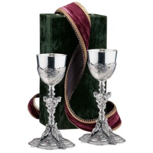 Design Toscano PA9004 Santa Croce Pewter Chalices, Set of 2