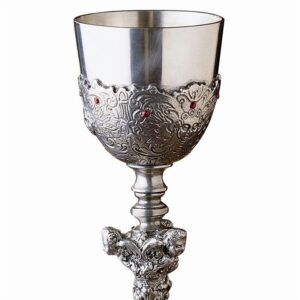 Design Toscano PA9004 Santa Croce Pewter Chalices, Set of 2