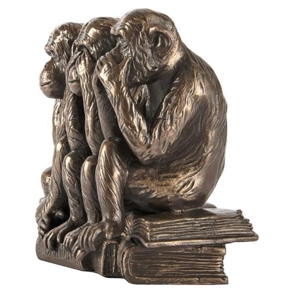 Design Toscano PD0093 7 Inch See Speak Hear No Evil Monkeys Figurine