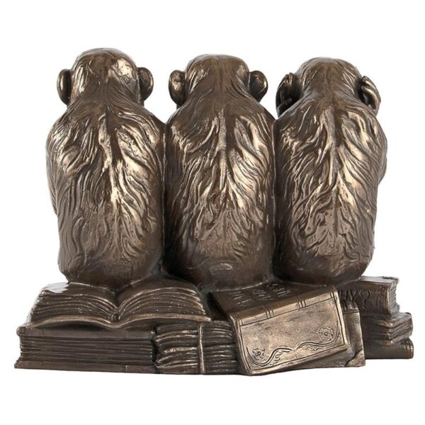 Design Toscano PD0093 7 Inch See Speak Hear No Evil Monkeys Figurine