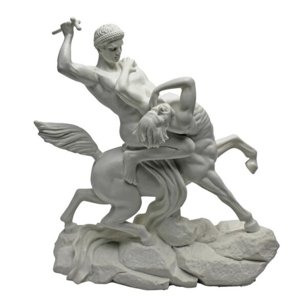 Design Toscano PD208 11 1/2 Inch Fighting Centaur Bonded Marble Statue