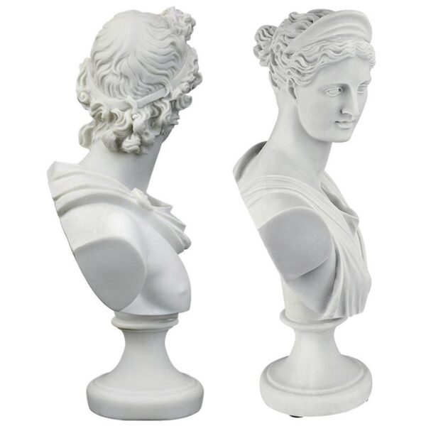 Design Toscano PD9725 8 1/2 Inch Set of Diana of Versailles and Apollo Belvedere