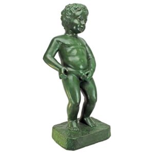 Design Toscano PK899 7 1/2 Inch Peeing Boy of Brussels Statue - Bronze