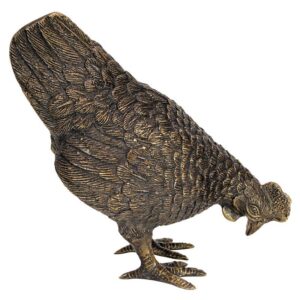 Design Toscano PN4391 11 Inch Barnyard Hen Statue - Bronze