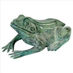 Design Toscano PN5791 5 1/2 Inch Small Bull Frog Statue