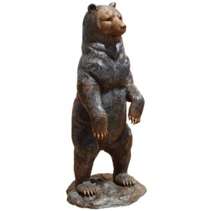 Design Toscano PN5862 27 Inch Standing Black Bear Statue - Bronze