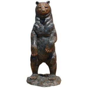 Design Toscano PN5862 27 Inch Standing Black Bear Statue - Bronze