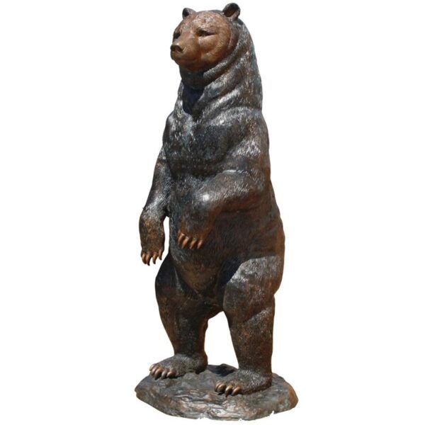 Design Toscano PN5862 27 Inch Standing Black Bear Statue - Bronze