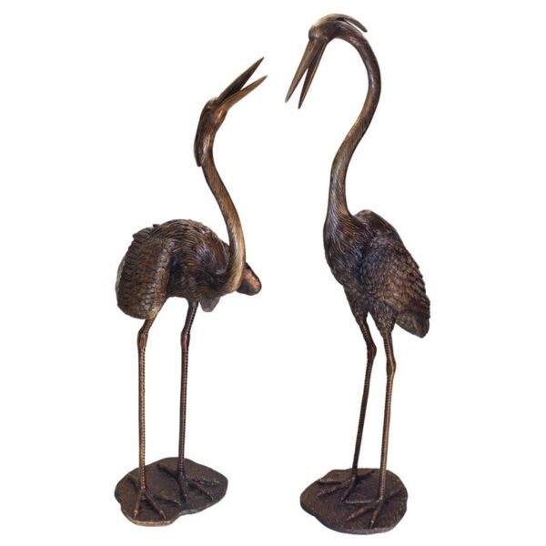 Design Toscano PN96970 28 Inch Grande Heron on Base Set