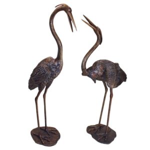 Design Toscano PN96970 28 Inch Grande Heron on Base Set