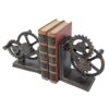 Design Toscano QH9631 15 1/2 Inch Industrial Gear Iron Bookends