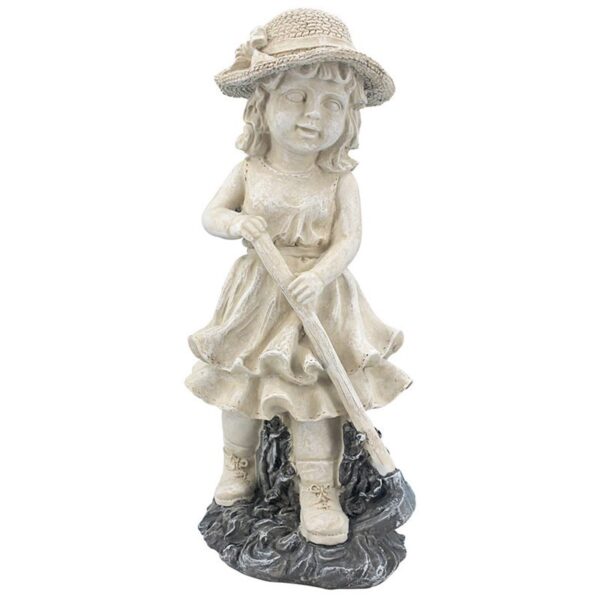 Design Toscano QL1007 6 Inch Medium Rebecca Gardener Girl Statue