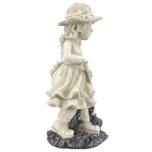 Design Toscano QL1007 6 Inch Medium Rebecca Gardener Girl Statue