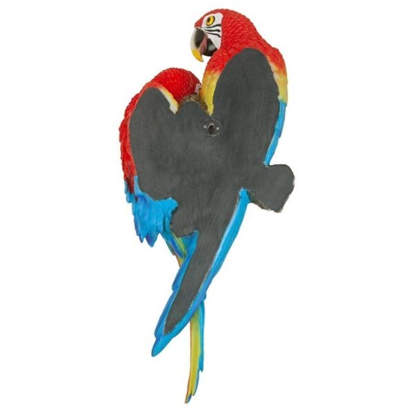 Design Toscano QL11295 9 1/2 Inch Tropical Scarlet Macaws