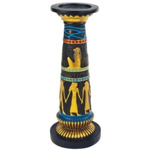 Design Toscano QL12419 3 1/2 Inch Amenhotep Egyptian Candlestick