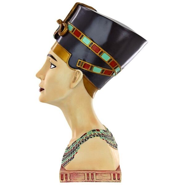 Design Toscano QL1242213 8 1/2 Inch Large Queen Nefertiti Bust