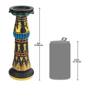 Design Toscano QL12459 3 1/2 Inch Rameses Egyptian Candlestick