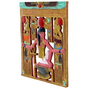 Design Toscano QL1248210 9 1/2 Inch Medium King Tut Cartouche Wall Sculpture