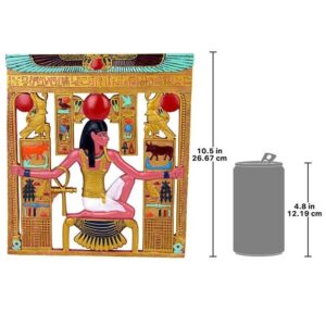 Design Toscano QL1248210 9 1/2 Inch Medium King Tut Cartouche Wall Sculpture