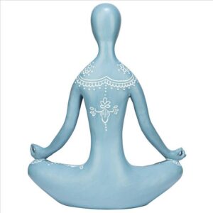 Design Toscano QL1274 8 Inch Spiritual Zen Yoga Meditation Statue