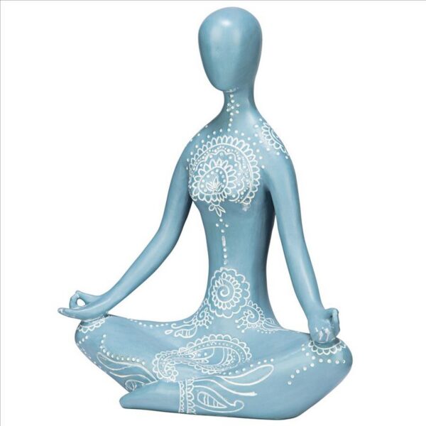 Design Toscano QL1274 8 Inch Spiritual Zen Yoga Meditation Statue