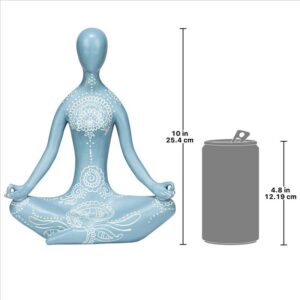 Design Toscano QL1274 8 Inch Spiritual Zen Yoga Meditation Statue