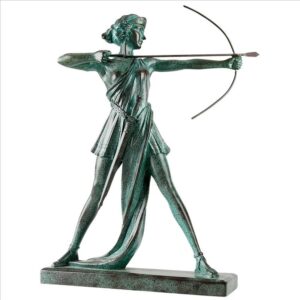 Design Toscano QL134713 9 1/2 Inch Diana Goddess of the Hunt Archer