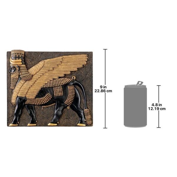 Design Toscano QL13621 10 Inch Assyrian Winged Bull Plaque