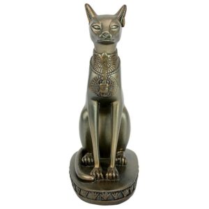 Design Toscano QL14522 3 Inch Medium Bastet Cat Goddess of Ancient Egypt Statue