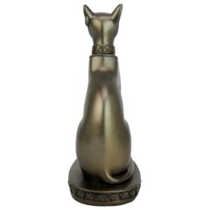 Design Toscano QL14522 3 Inch Medium Bastet Cat Goddess of Ancient Egypt Statue