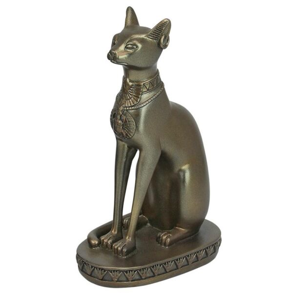 Design Toscano QL14522 3 Inch Medium Bastet Cat Goddess of Ancient Egypt Statue