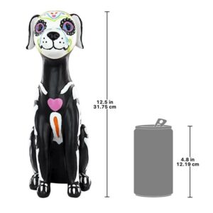 Design Toscano QL180927 3 1/2 Inch Dia de los Muertos El Perro Skeleton Dog