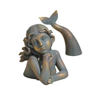 Design Toscano QL30330 18 Inch Merissa Siren of the Sea Mermaid Statue