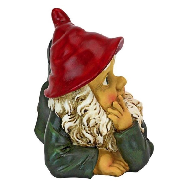 Design Toscano QL30562 9 1/2 Inch Sun Dont Shine Mooning Gnome Statue