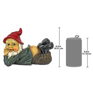 Design Toscano QL30562 9 1/2 Inch Sun Dont Shine Mooning Gnome Statue