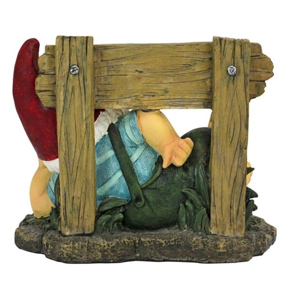 Design Toscano QL306802 8 Inch Irving Gnomlim Resting Gnome Statue