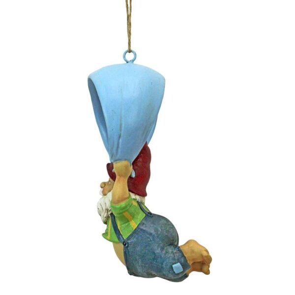 Design Toscano QL30697 4 Inch Paavo and His Parachute Gnome Statue