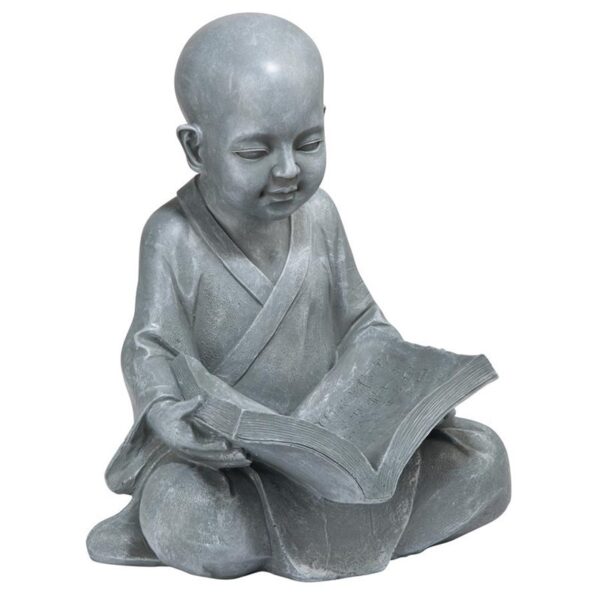 Design Toscano QL4195 9 Inch Baby Buddha Studying Statue