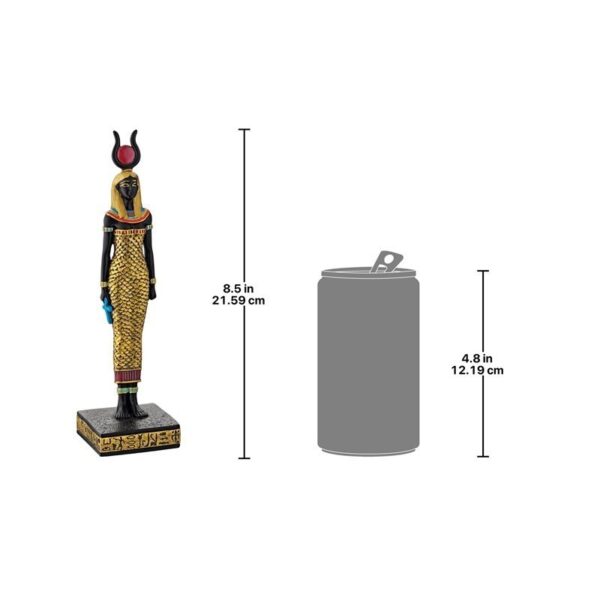 Design Toscano QL51222 2 1/2 Inch Hathor Egyptian Diety Statue