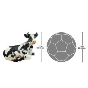 Design Toscano QL55427 16 Inch Mother Cow and Calf Garden Statue