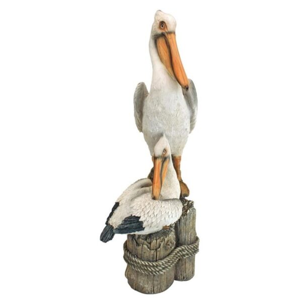 Design Toscano QL56458 9 Inch Oceans Perch Pelican Statue